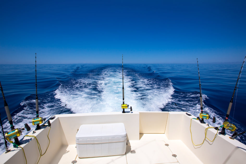 trolling private fishing charter